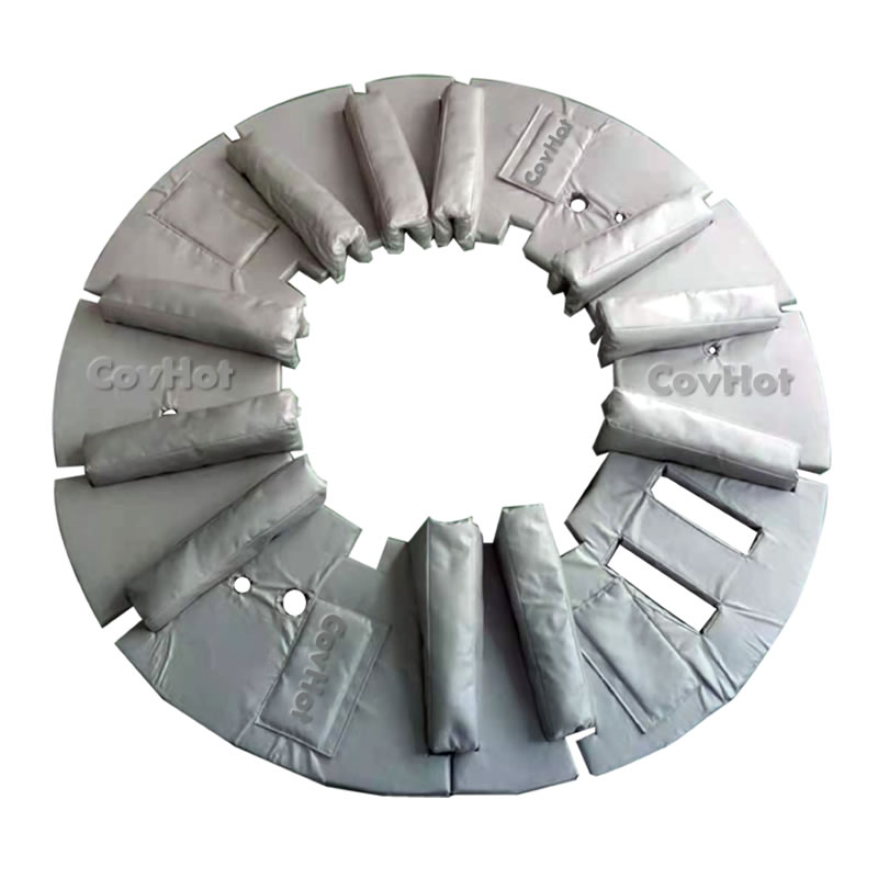 柔性可拆卸硫化機(jī)保溫衣隔熱 圖紙定制 CovHot異形保溫衣廠家