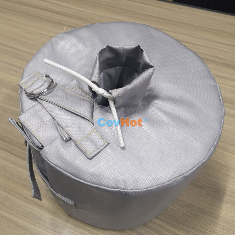 化工廠適用防腐蝕柔性可拆卸法蘭閥門保溫衣 耐高溫300℃