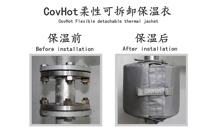 COVHOT?柔性可拆卸式<a href=http://m.by3069.cn/e/tags/?tagname=%E4%BF%9D%E6%B8%A9%E8%A1%A3 target=_blank class=infotextkey>保溫衣</a>,蒸汽系統節能,節能保溫